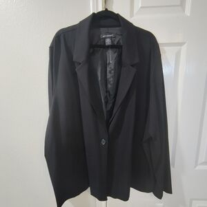 Ashley Stewart Women’s Plus Size 32 Ponte Knit Blazer Stretch Suit Jacket Lined